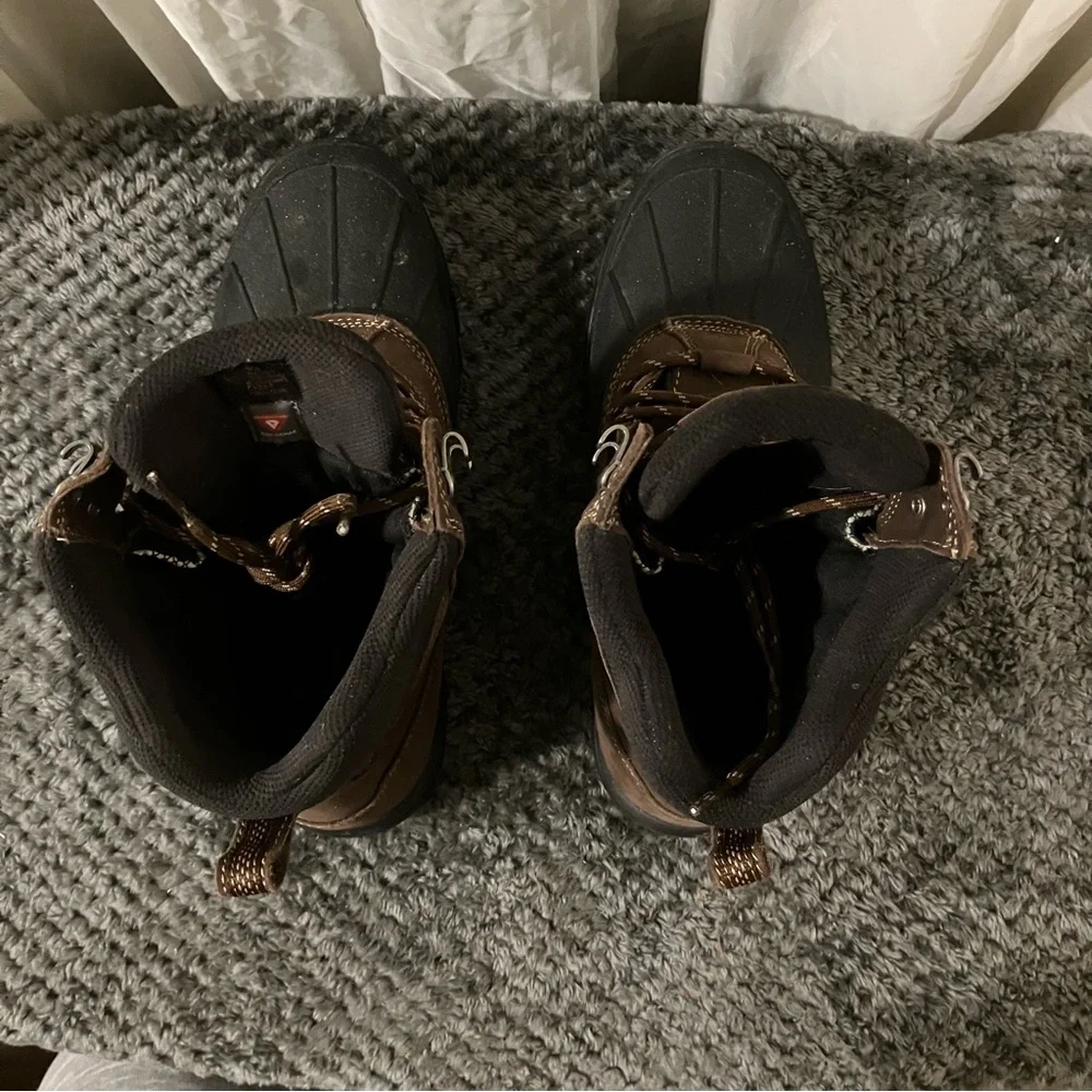 MEN'S  L.L. BEAN 2.5 TEK WINTER WATERPROOF DUCK‎ TOE BOOTS SZ. 10 M *LIKE NEW*
